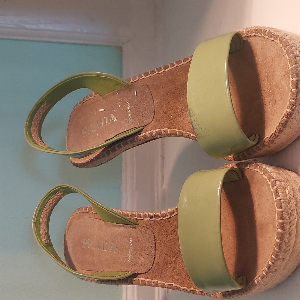 Used Prada high heeled sandals
